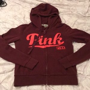 PINK ZipUp Hoodie